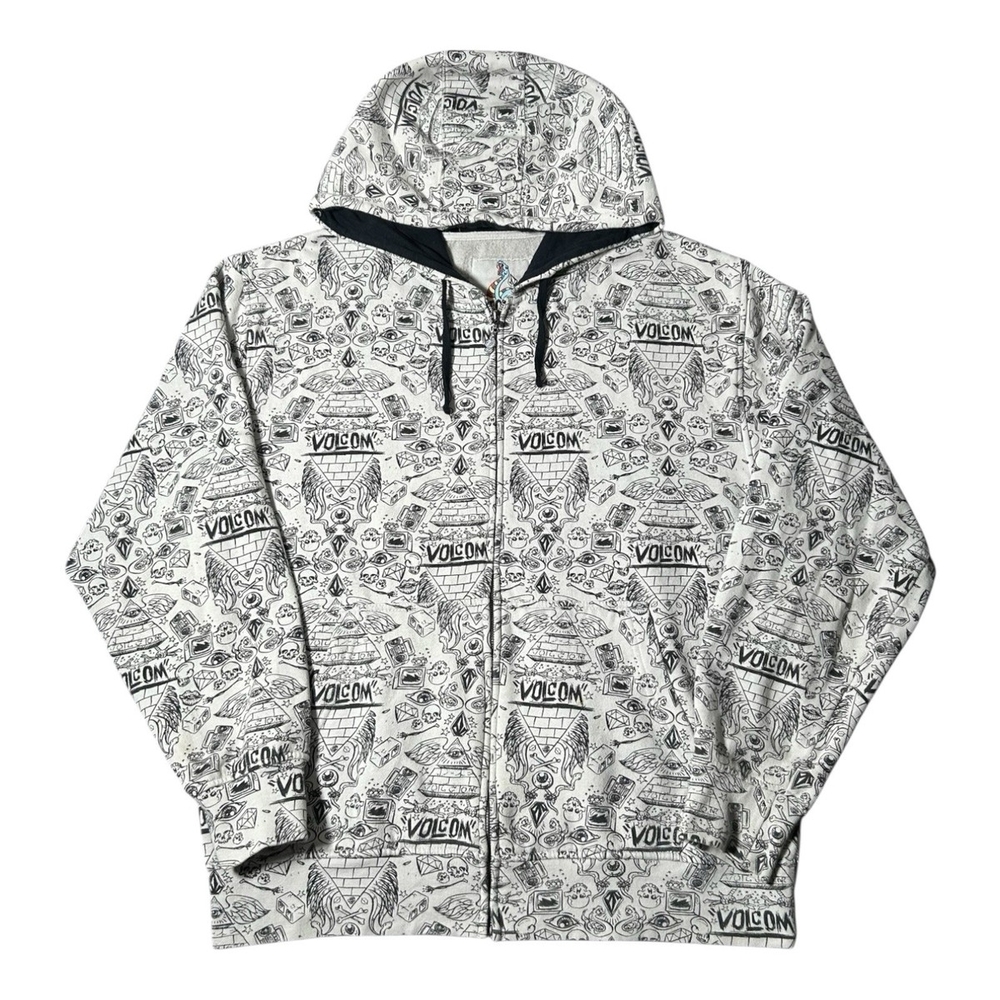 Volcom Jesse Pinkman Breaking Bad Same As Show Y2K Vintage ClothingZip-Up Hoodie